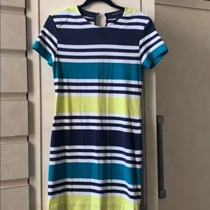 NWT French Connection size 10 striped midi dress